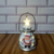 Enfeite De Natal Cerâmica Lamparina Papai Noel Luzes Lampião