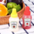 Mini Bisnagas Ketchup Mostarda Garrafinhas P/ Molhos Saladas - loja online