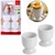 Kit 4 Suportes Base Taça Porta Ovo Cozido Quente Egg Cozinha na internet
