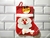 Bota Meia Decoração Enfeite Natal Papai Noel Boneco Neve 21cm - comprar online