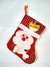 Bota Meia Decoração Enfeite Natal Papai Noel Boneco Neve 21cm