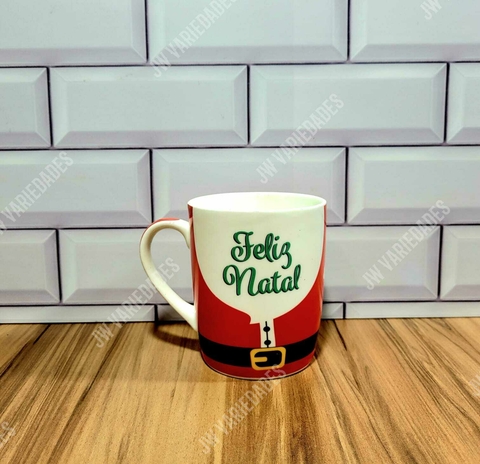 Caneca Com Alça Ho Ho Ho Papai Noel 410ml Feliz Natal