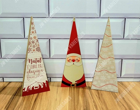 Enfeite Árvore Natal Pendente Para Parede Casa De Pendurar 20cm