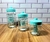 Conjunto Kit 3 Potes Vidro Com Tampa Mantimentos - comprar online