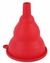 Funil Retrátil Dobrável Flexível Vermelho Silicone Cozinha - comprar online