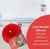Imagem do Funil Retrátil Dobrável Flexível Vermelho Silicone Cozinha