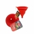 Funil Retrátil Dobrável Flexível Vermelho Silicone Cozinha - JW Variedades18