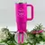 Copo Térmico Personalizado 960ml, caneca stanley, copo da stanley, copo stanley canudo, copo termico cafe, copos personalizado, copos termico, Copos Termicos, copotermico, nacional, stanley copo, rosa