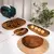 Imagem do Bandeja de Madeira Oval: Elegância para Servir e Decorar