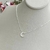 COLAR CARTIER REDONDO LUA CRAVEJADO