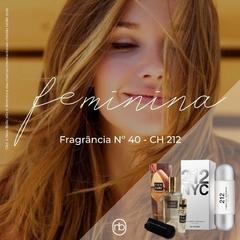 Kit Deo Colônia New Belle nº40 – Inspiração 212 CAROLINA HERRERA - New Belle