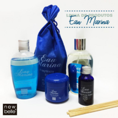 Kit Eau Marina - 01 Banho Duas Fases 60ml + 01 Deo Colônia 60ml + 01 Desodorante 15g