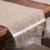 Caminho de Mesa 1 Peça 1,30mx 46cm 75% Juta / 25% Malva Bege - comprar online