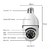 Camera Lâmpada Wifi Ip Segurança Panorâmica Giratória 360 1080P com Visão Noturna - comprar online