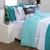 Kit Edredom Linho Colorido Casal Queen cor:Verde (3202-12) na internet