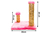 Luppet Brinquedo Arranhador Quadrado Com Postes Para Gatos Rosa - comprar online