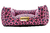 Cama para Cachorro Quadrada Impermeável Luppet Oncinha Rosa Tamanho:G