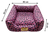 Cama para Cachorro Quadrada Impermeável Luppet Oncinha Rosa Tamanho:G - comprar online