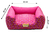 Cama Quadrada para Cachorro ou Gato Luppet Luxo Rosa Ossinho - comprar online