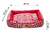 Cama Retangular para Cachorro ou Gato Luppet Luxo Vermelho Joaninhas - comprar online