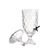 Imagem do SUQUEIRA DE CRISTAL DISPENSER DE BEBIDAS VIDRO 2 LITROS COM TORNEIRA LUXO VINTAG