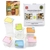 JOGO DE 6 POTES HERMETICOS KIT PORTA MANTIMENTOS ALIMENTOS COZINHA EMPILHAVEL