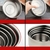 KIT 5 POTES TIGELAS INOX GUARDA ALIMENTO na internet