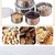 KIT 5 POTES TIGELAS INOX GUARDA ALIMENTO - FamyresModaeUtilidades