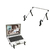 Suporte De Mesa P/ Notebook Nt Multi Preto Multivisão