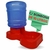 Bebedouro Automático Grande Porte Com Bombona 10L Cor:Vermelho