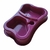 Comedouro Bebedouro Duplo Automático Antiformiga 415 685ml Cor:Rosa