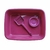 Kit Caixa De Areia Higiênica Com 3 Peças Cor:Vermelho - comprar online