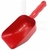 Pá Dosadora De Ração Para Cachorro e Gato 25Cm Cor:Vermelho