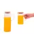 Kit 2 potes de vidro borossilicato suco com tampa de bambu - Oikos