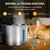 Newpet Filtro de bebedouro automático para gatos com capacidade de 3L em aço i