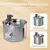 Newpet Filtro de bebedouro automático para gatos com capacidade de 3L em aço i - FamyresModaeUtilidades
