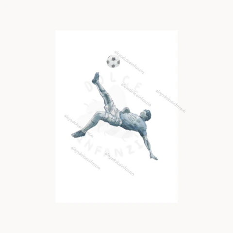 Jogador de Futebol - Bicicleta