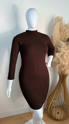 Vestido manga longa - EXG - loja online