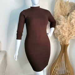 Vestido manga longa - EXG - comprar online