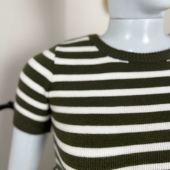 T-shirt tricot listrada na internet