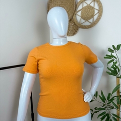T-shirt malha canelada viscose - comprar online