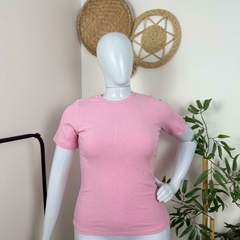 T-shirt malha canelada viscose - comprar online