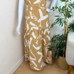 Vestido longo estampado - GG - Closet D'elas
