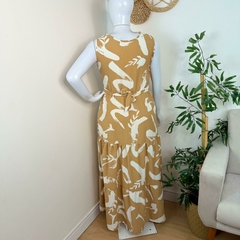 Imagem do Vestido longo estampado - GG