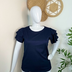 Blusa malha canelada - 44 ao 48 na internet