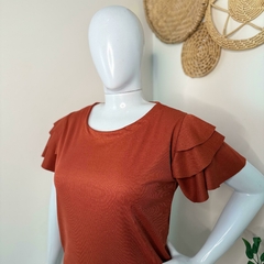 Imagem do Blusa malha canelada - 44 ao 48