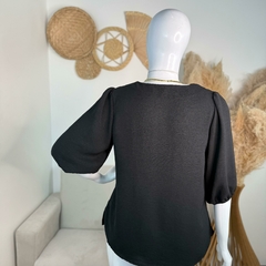 Blusa manga 3/4, tam GG na internet