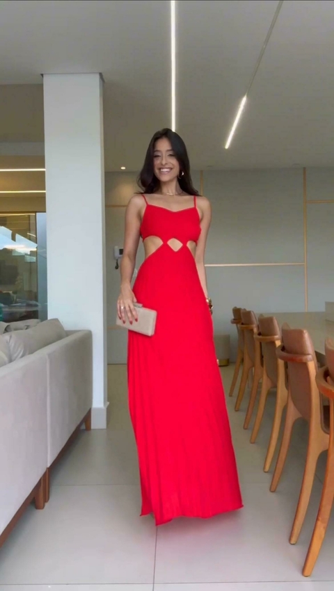 VESTIDO ERIKA - VERMELHO