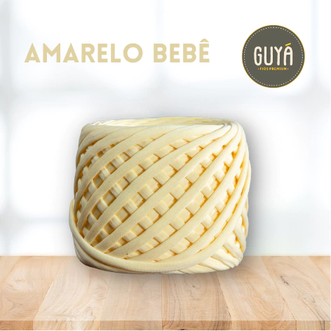 Fio de Malha Premium 25mm 500gr cor Amarelo Bebê