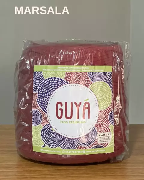 Fio de Malha Residual 1kg cor Marsala - comprar online